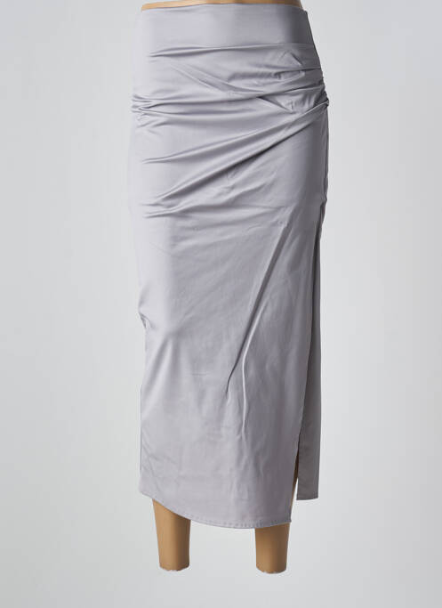 Fustă lungă gri THE LULÙ femeie
