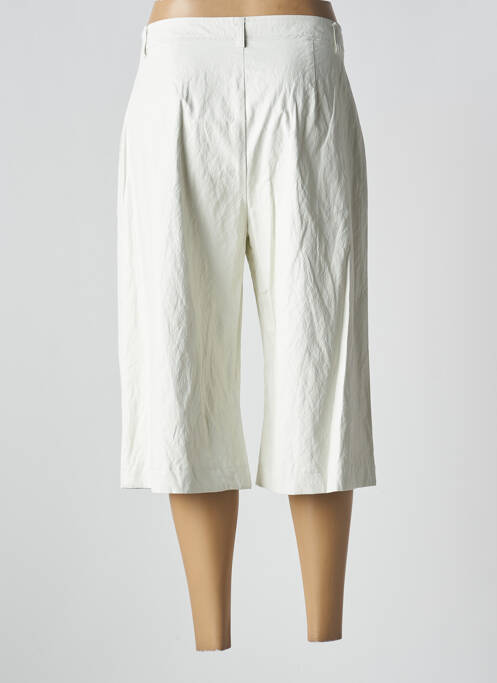 Pantalon trei sferturi alb ANGELA DAVIS femeie