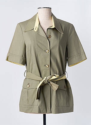 Jachete casual buzunare verde LUCIA femeie