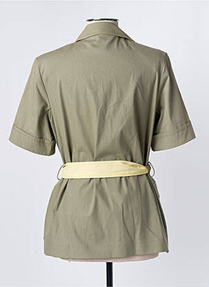 Jachete casual buzunare verde LUCIA femeie