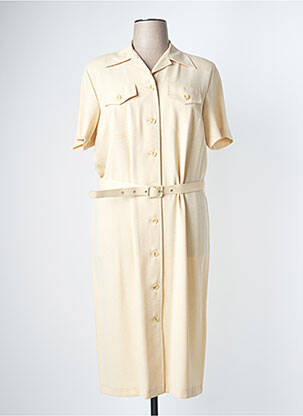 Rochie midi bej GUITARD femeie