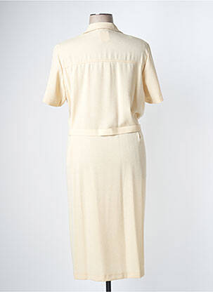 Rochie midi mâneci scurte mâneci scurte bej GUITARD femeie