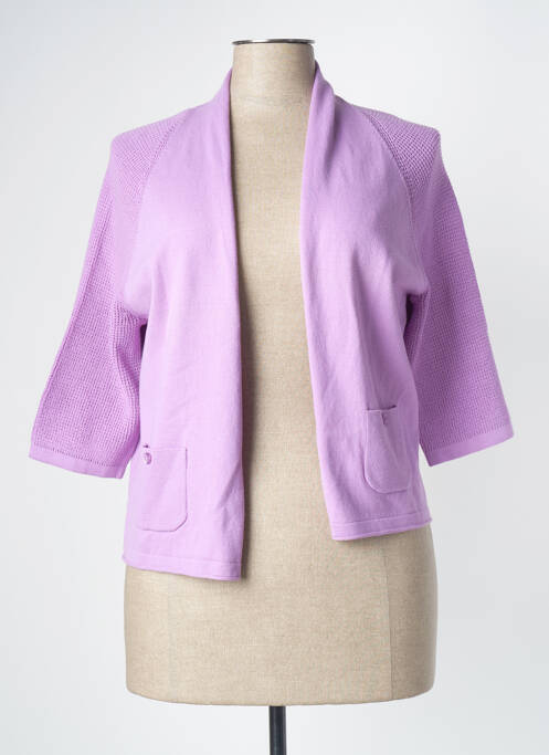 Vestă cu mâneci lungi violet FRANK WALDER femeie