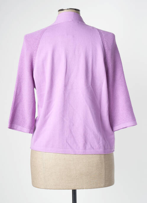 Vestă cu mâneci lungi violet FRANK WALDER femeie