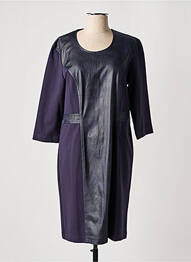 Rochie midi mâneci 3/4 mâneci 3/4 albastru GRIFFON femme