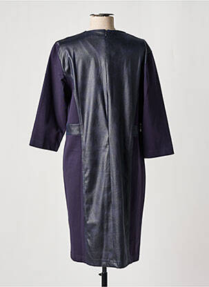 Rochie midi mâneci 3/4 mâneci 3/4 albastru GRIFFON femeie