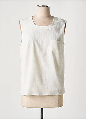 Top alb GRIFFON femeie