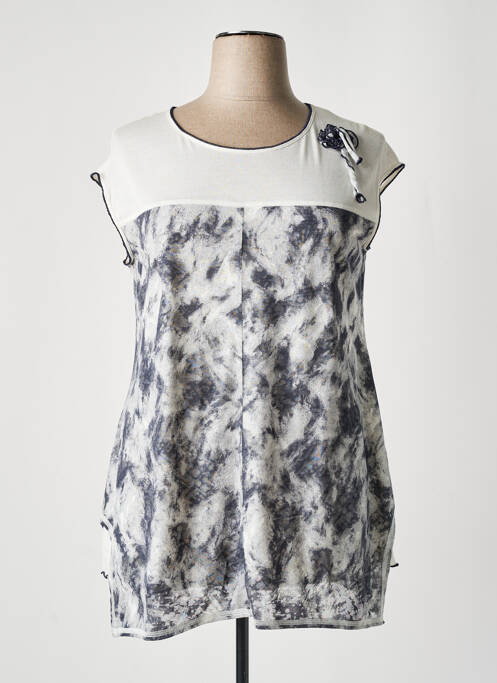 Tunică fără mâneci gri TELMAIL femeie