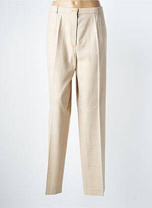 Pantalon slim talie elastică bej SAINT HILAIRE femeie