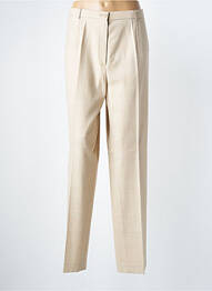 Pantalon slim talie elastică bej SAINT HILAIRE femme