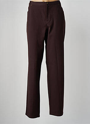 Pantalon drept maro LUCIA femeie