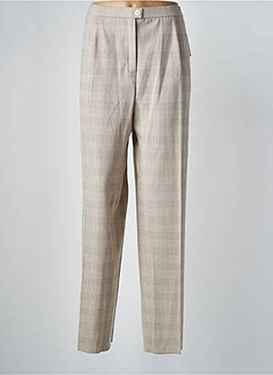Pantalon slim buzunare bej KARTING femeie