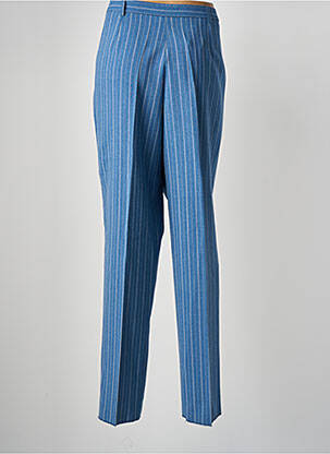 Pantalon drept talie elastică albastru KARTING femeie