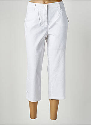 Pantalon trei sferturi alb BARBARA LEBEK femeie