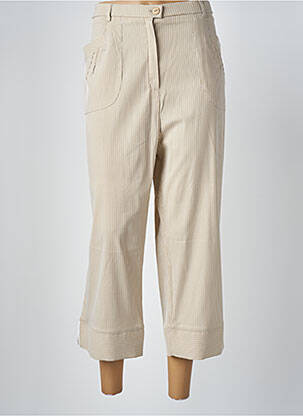 Pantalon trei sferturi bej KARTING femeie