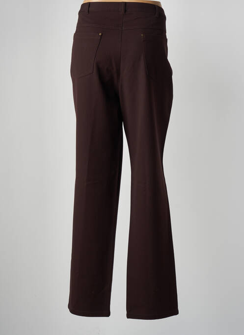Pantalon drept maro LUCIA femeie
