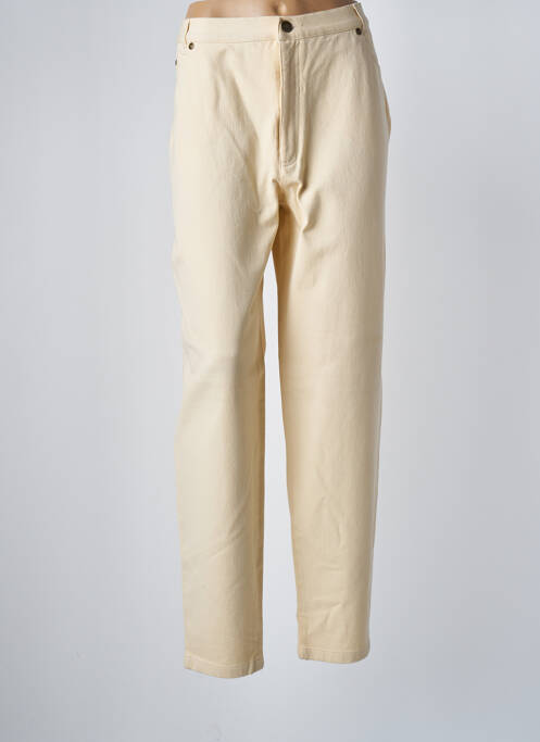 Pantalon slim bej LUCIA femeie