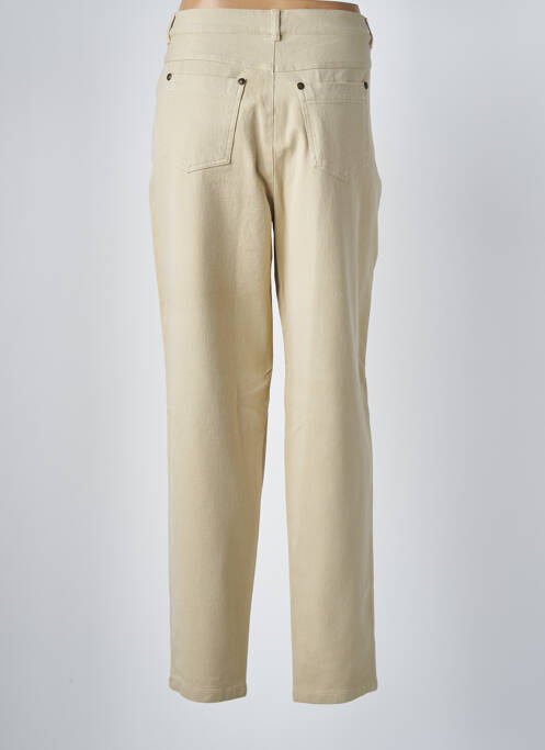 Pantalon drept bej LUCIA femeie
