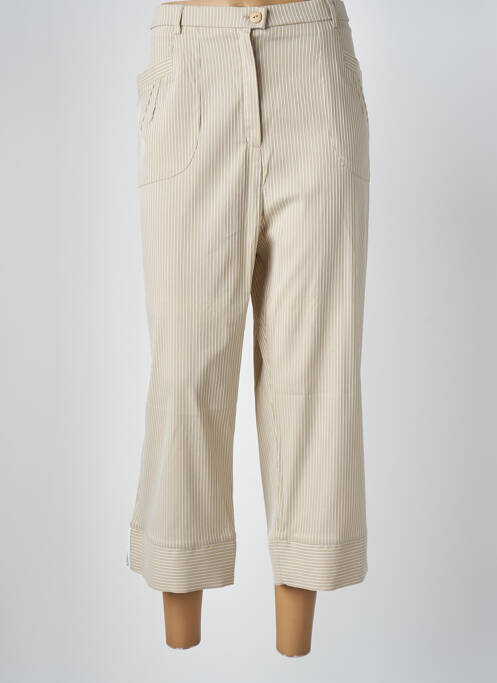 Pantalon trei sferturi bej KARTING femeie