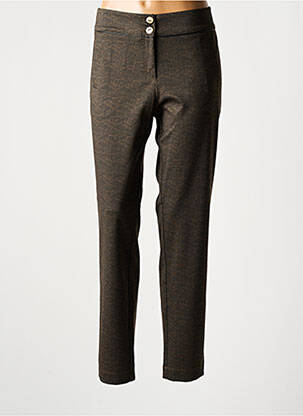 Pantalon chino verde PAZ TORRAS femeie