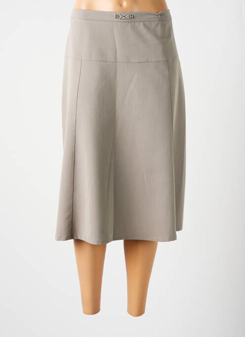 Fustă midi gri GRIFFON femeie
