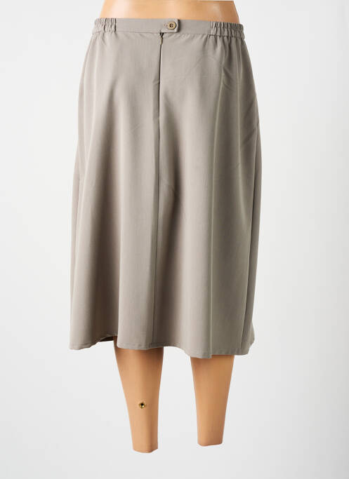 Fustă midi gri GRIFFON femeie