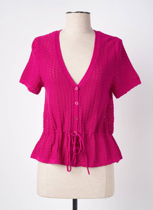 Vestă cu mâneci scurte roz LA PETITE ETOILE femeie