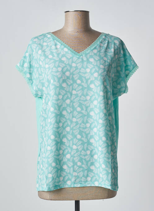 Tricou verde DAMART femeie