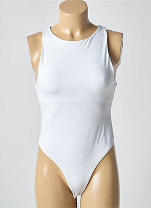 Body guler rotund fără mâneci alb MISS SELFRIDGE femeie