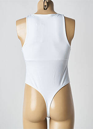 Body guler rotund fără mâneci alb MISS SELFRIDGE femeie