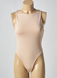 Body guler rotund fără mâneci piele MISS SELFRIDGE femme