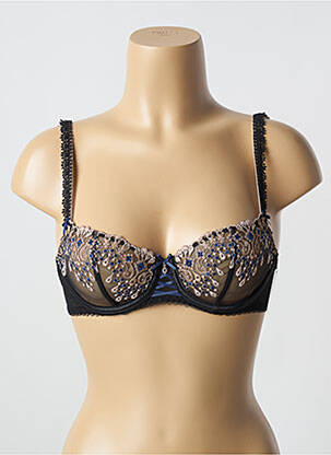 Sutien broderie sutien cupe întregi cu decolteu înalt negru AUBADE femeie