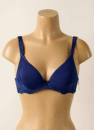 Sutien broderie top sutien modelat albastru AUBADE femeie