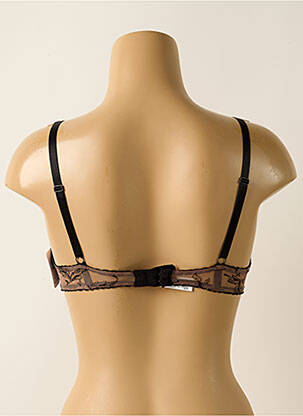 Sutien efect material satinat top sutien modelat maro AUBADE femeie