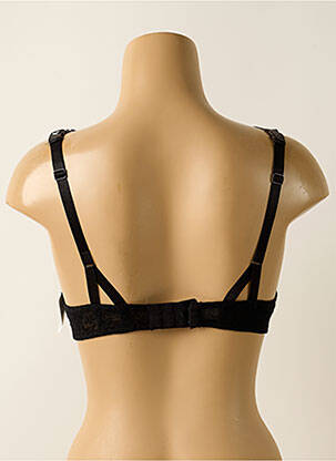 Sutien efect material satinat top sutien push-up negru AUBADE femeie
