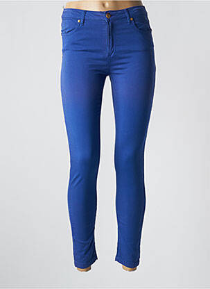 Pantalon slim elasticitate mărime normală albastru VOTRE NOM femeie