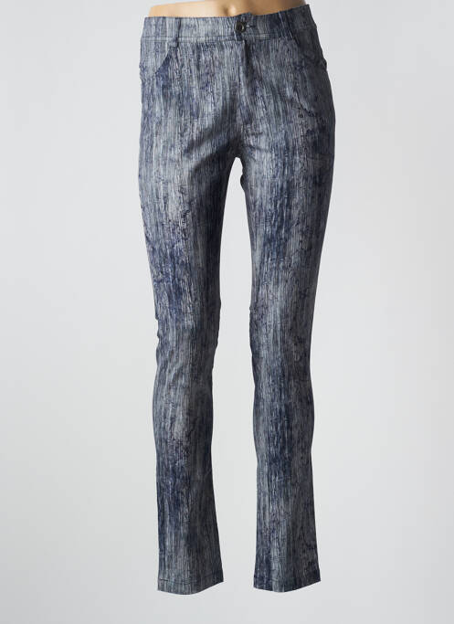 Pantalon slim albastru EVA KAYAN femeie