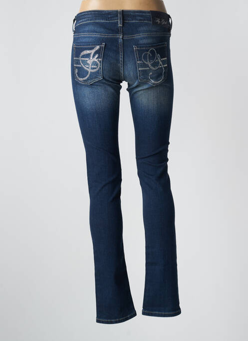 Blugi cu croială slim albastru FLY GIRL femeie