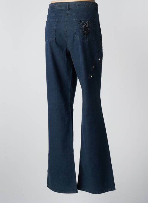 Blugi cu croială dreaptă albastru HAUBER femeie