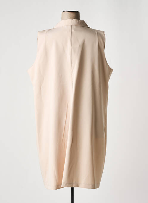 Vestă fără mâneci bej VETISTYLE femeie