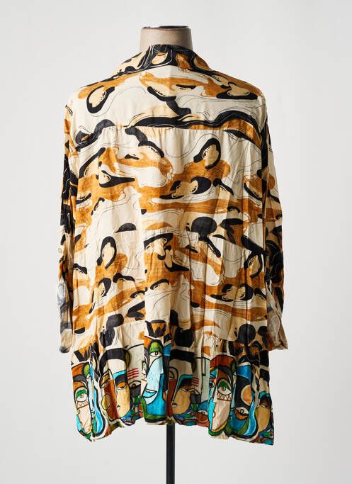 Tunică mâneci lungi bej PIMENT ROUGE femeie