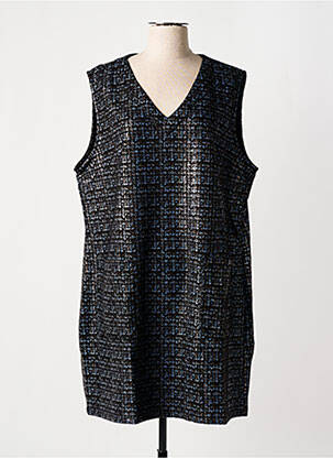 Rochie scurtă albastru deschis POMME ROUGE femeie