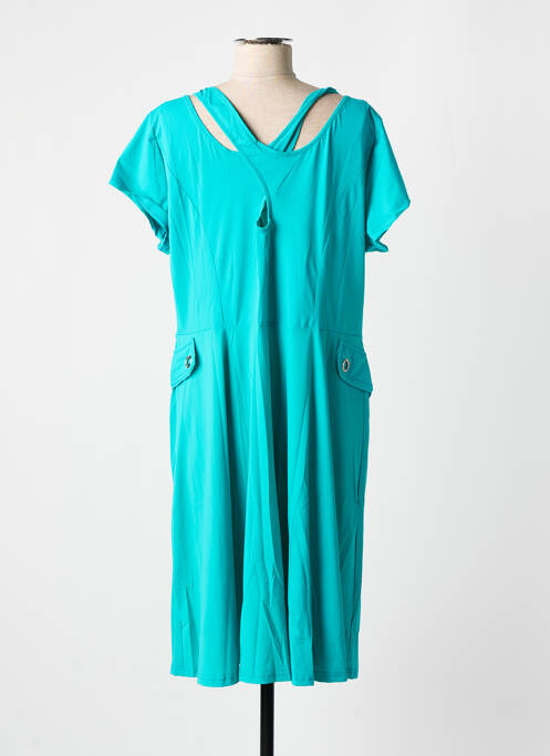 Rochie midi albastru POMME ROUGE femeie