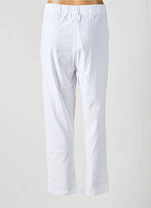 Pantalon drept alb POMME ROUGE femme