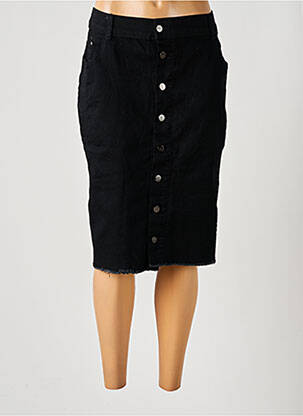 Fustă midi negru POMME ROUGE femeie