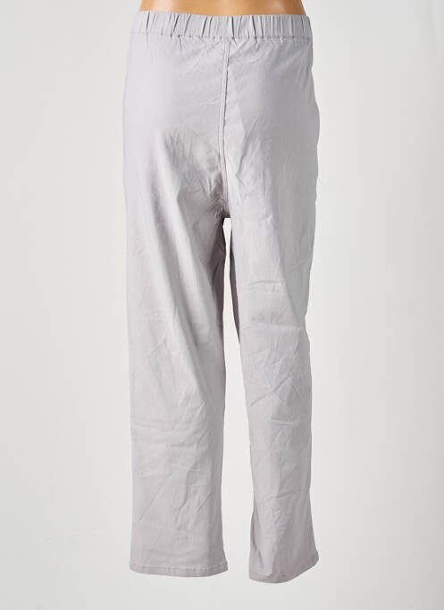 Pantalon drept gri POMME ROUGE femme