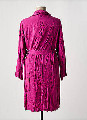 Trench buzunare fără glugă violet PIMENT ROUGE femeie