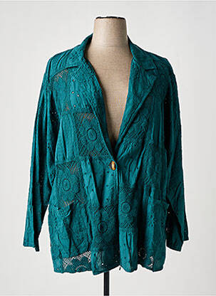 Sacou buzunare verde PIMENT ROUGE femeie