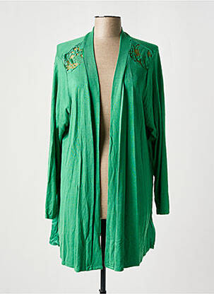 Vestă cu mâneci lungi verde PIMENT ROUGE femeie