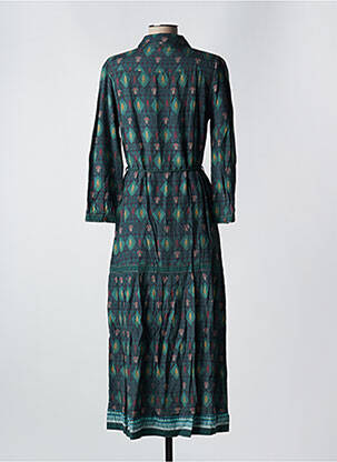 Rochie lungă mâneci lungi mâneci lungi verde AGATHE & LOUISE femeie